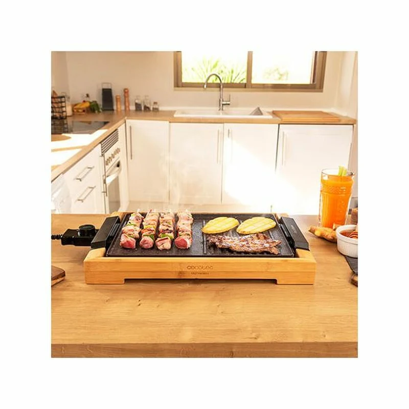 Griglia Cecotec Tasty&Grill 2000 Bamboo MixStone 200W