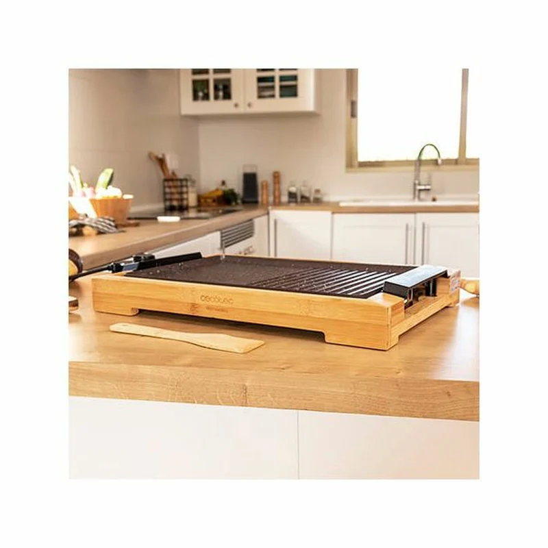 Griglia Cecotec Tasty&Grill 2000 Bamboo MixStone 200W