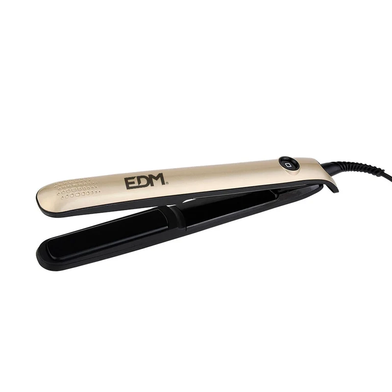 Piastra per capelli EDM 07596 Golden 33 W