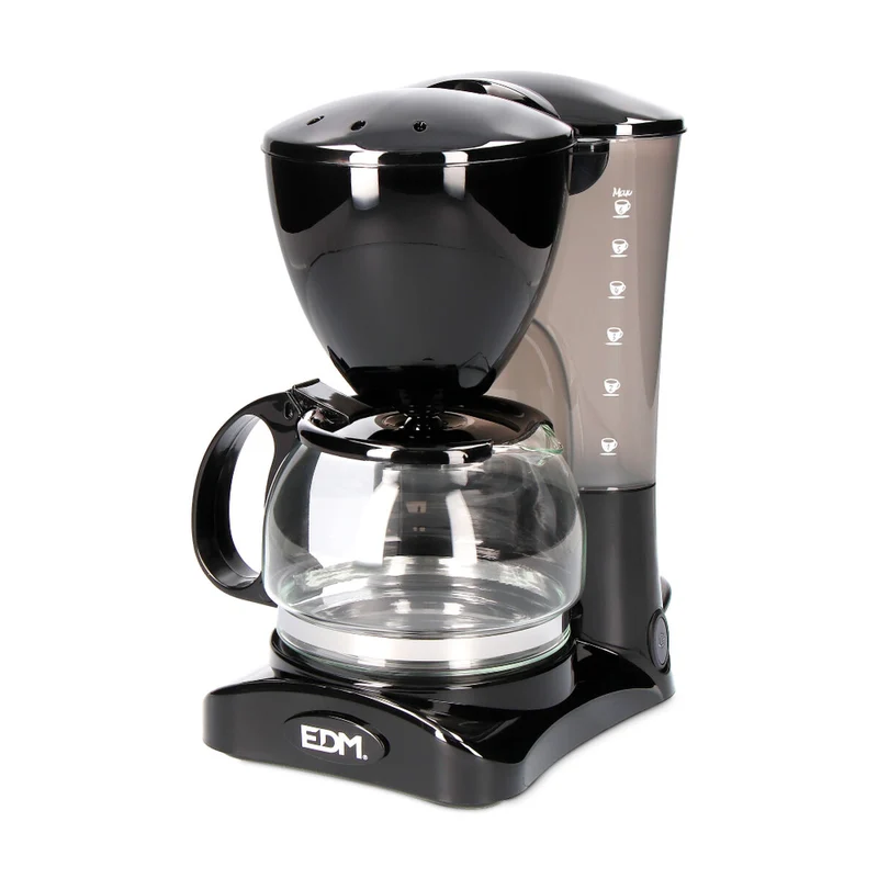 Macchina per caffè americano EDM 07653 Nero 550 W 6 Tazze 0,6 L