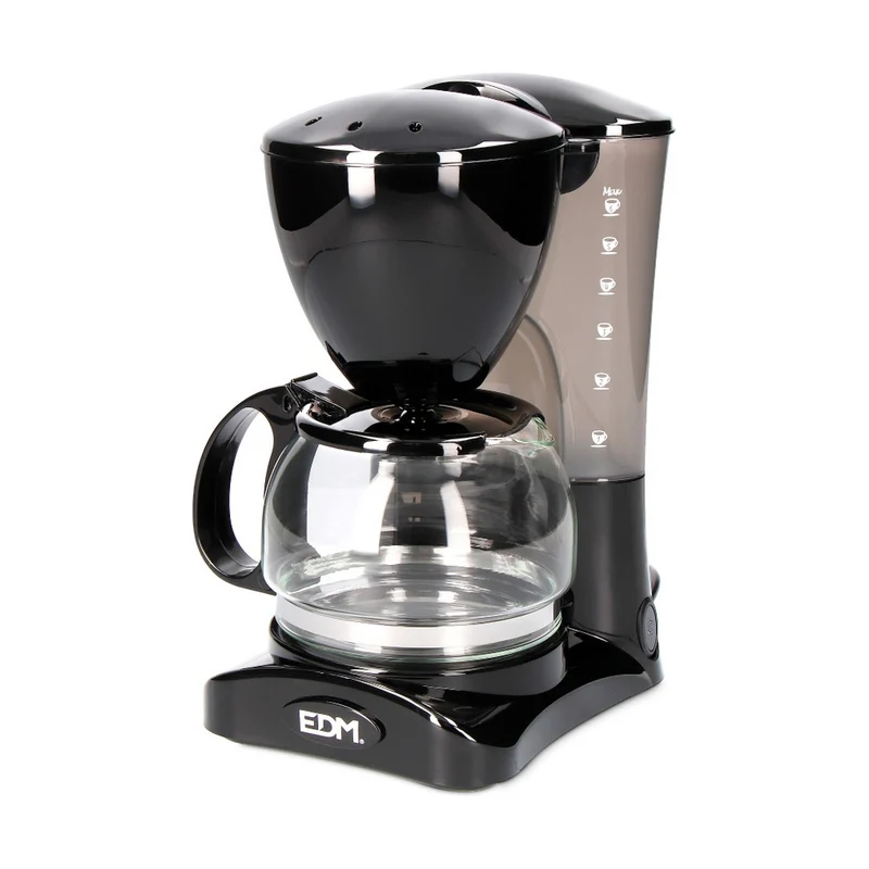 Macchina per caffè americano EDM 07653 Nero 550 W 6 Tazze 0,6 L