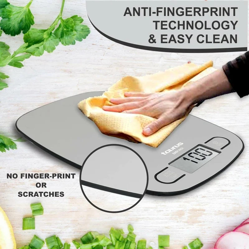 Bilancia da cucina digitale Taurus EASY INOX Acciaio inox