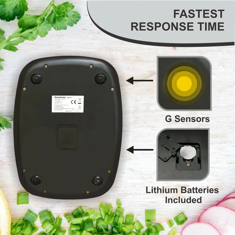 Bilancia da cucina digitale Taurus EASY INOX Acciaio inox
