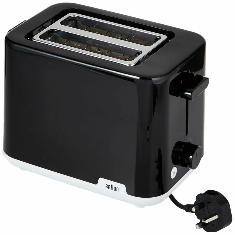 Tostapane Braun HT 1010 BK 900 W Nero/Argento