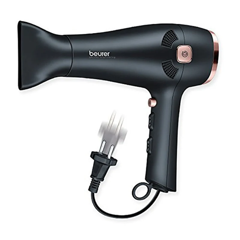 Asciugacapelli Beurer 640.63 2200W 2000 W Nero Grigio Grigio scuro