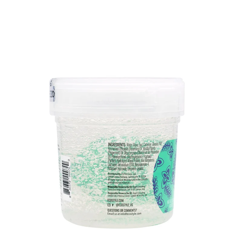 Eco Style Rosemary Mint Oil Styling Gel Max Hold 473ml - gel tenuta forte