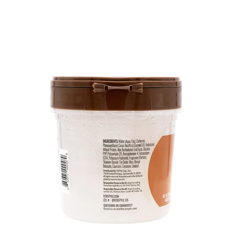 Eco Style Coconut Oil Styling Gel Max Hold 473ml - gel tenuta forte