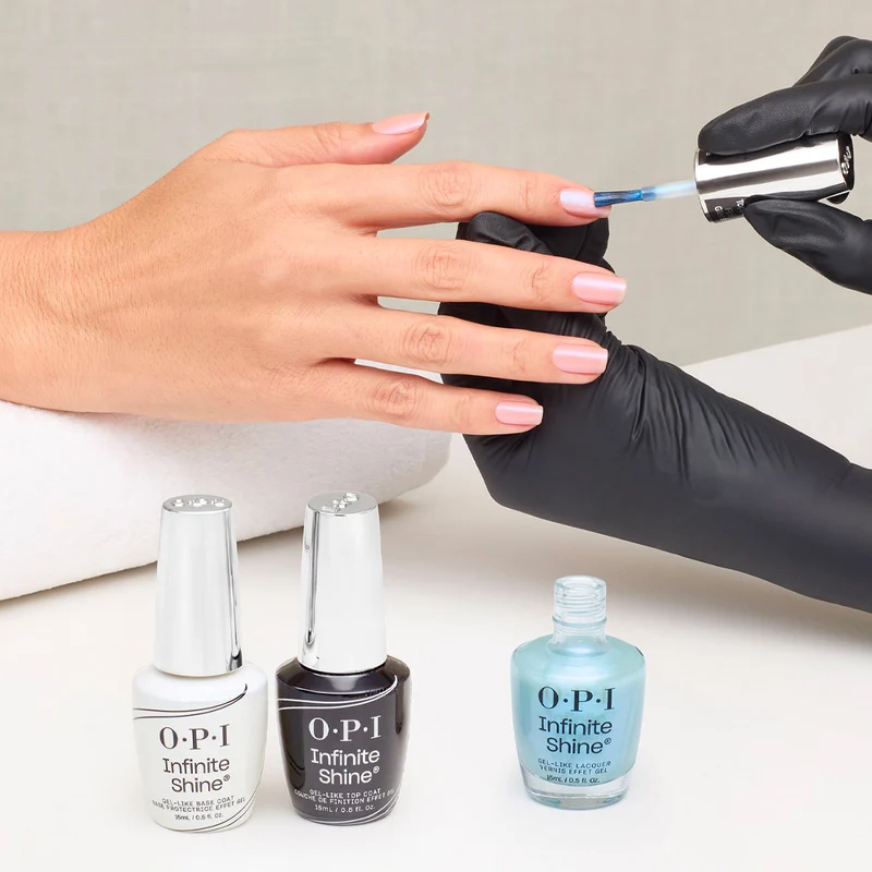OPI Infinite Shine Glaze Toppers Moon Gleam 15ml - topper blu