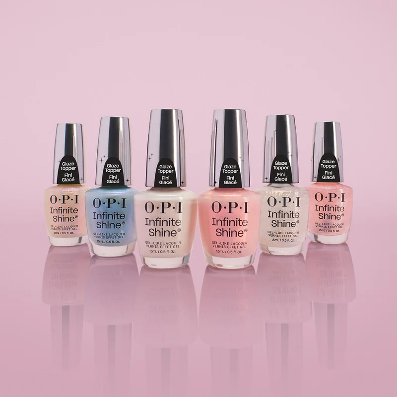 OPI Infinite Shine Glaze Toppers Holo and Behold 15ml - topper blu viola