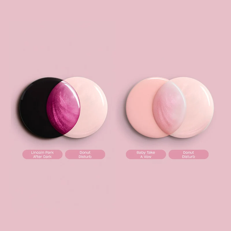 OPI Infinite Shine Glaze Toppers Donut Disturb 15ml - topper rosa trasparente
