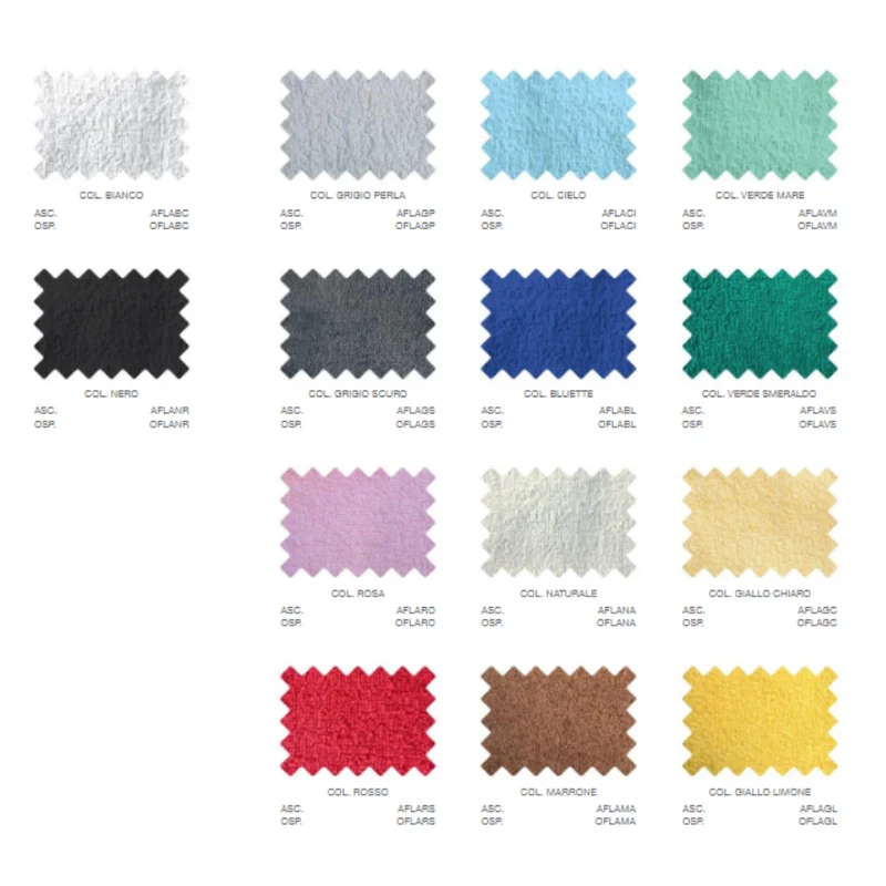Genoni asciugamani 100% cotone 50x95cm 12pz 14 colori