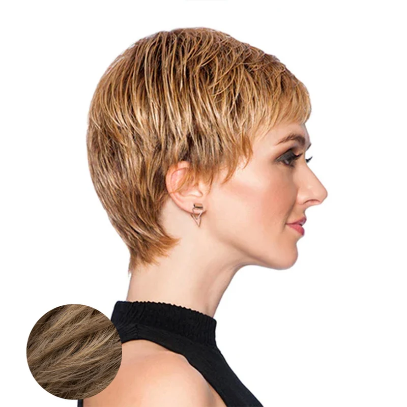 Hairdo Textured Cut Parrucca Biondo Scuro Dorato
