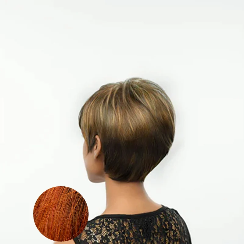 Hairdo Parrucca Angled Cut Rosso Fuoco