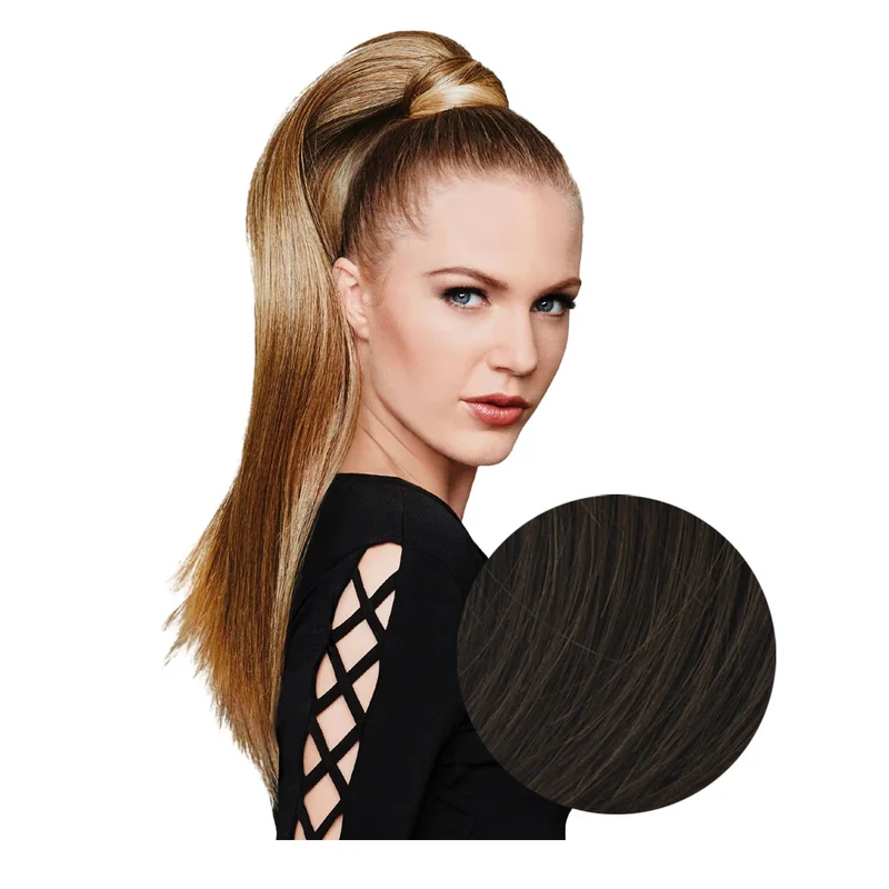 Hairdo Coda Liscia R6 Castano Medio 64cm