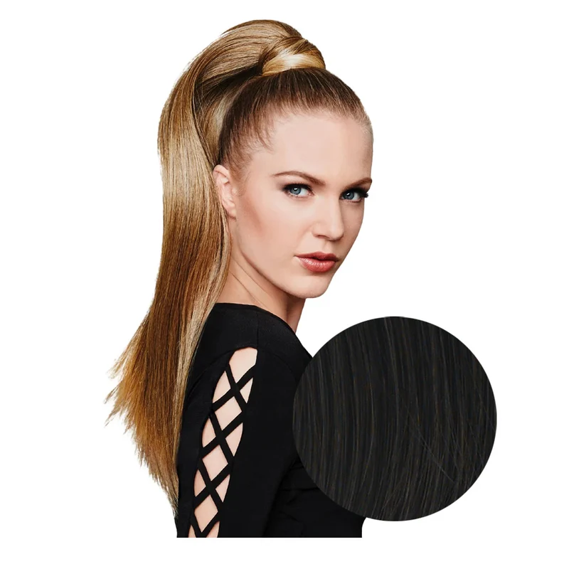 Hairdo Coda Liscia R2 Nero Ebano 64cm