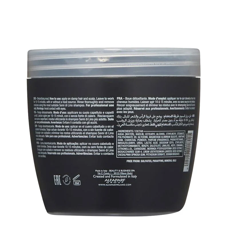 Alfaparf Milano Semi Di Lino Sublime Detoxifying Mud 500ml - fango detossinante