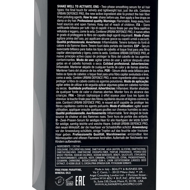Alfaparf Milano Semi Di Lino Sublime Cristalli di Seta 45ml - siero setificante