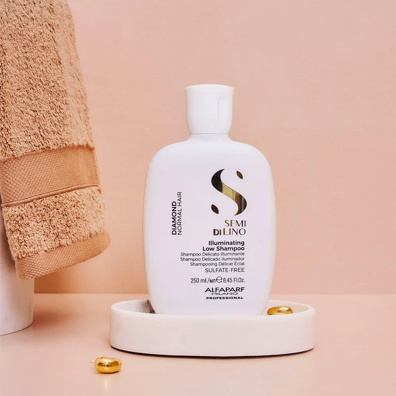 Alfaparf Milano Semi Di Lino Diamond Illuminating Low Shampoo 250ml - shampoo delicato illuminante per capelli normali
