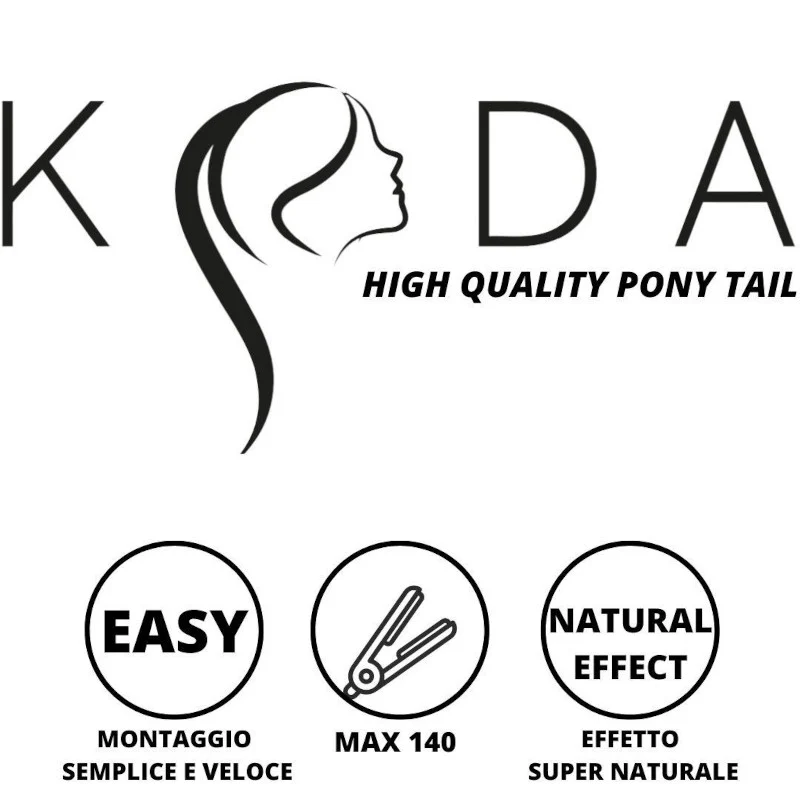 Pony Coda extension a cuffia effetto naturale capelli ricci