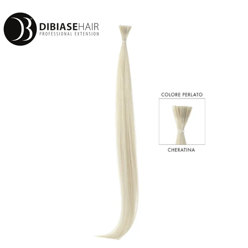 Ciocche Naturali 50Cm Con Cheratina 20Pz Perlato