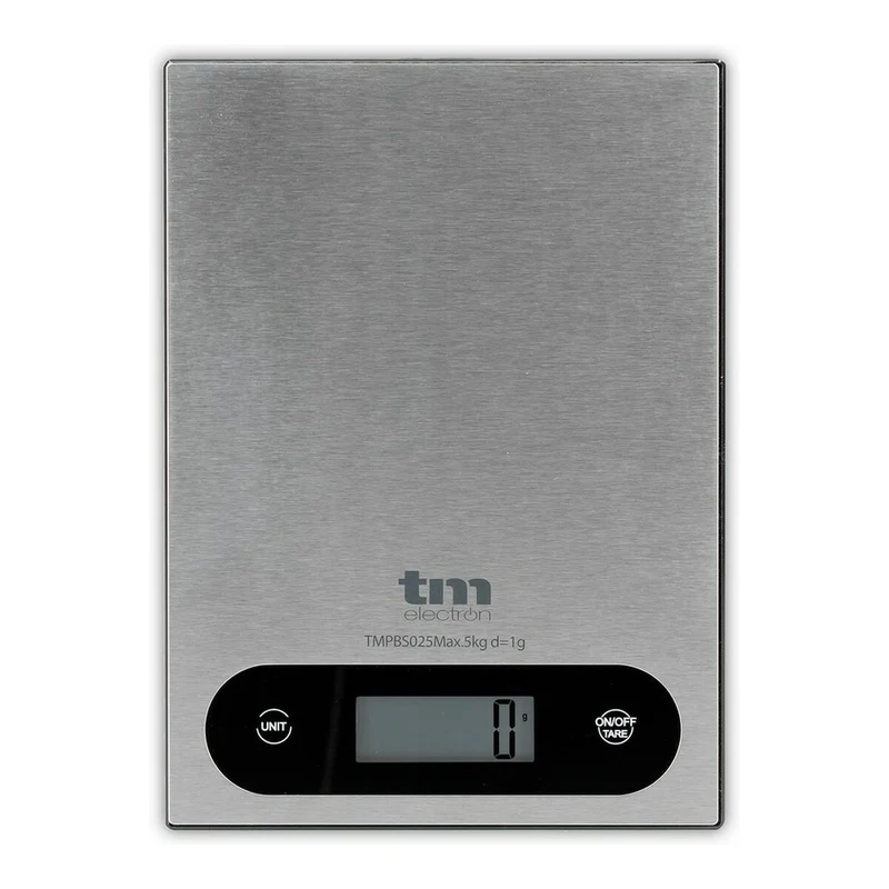 bilancia da cucina TM Electron Grey 5 kg