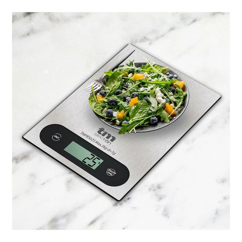 bilancia da cucina TM Electron Grey 5 kg