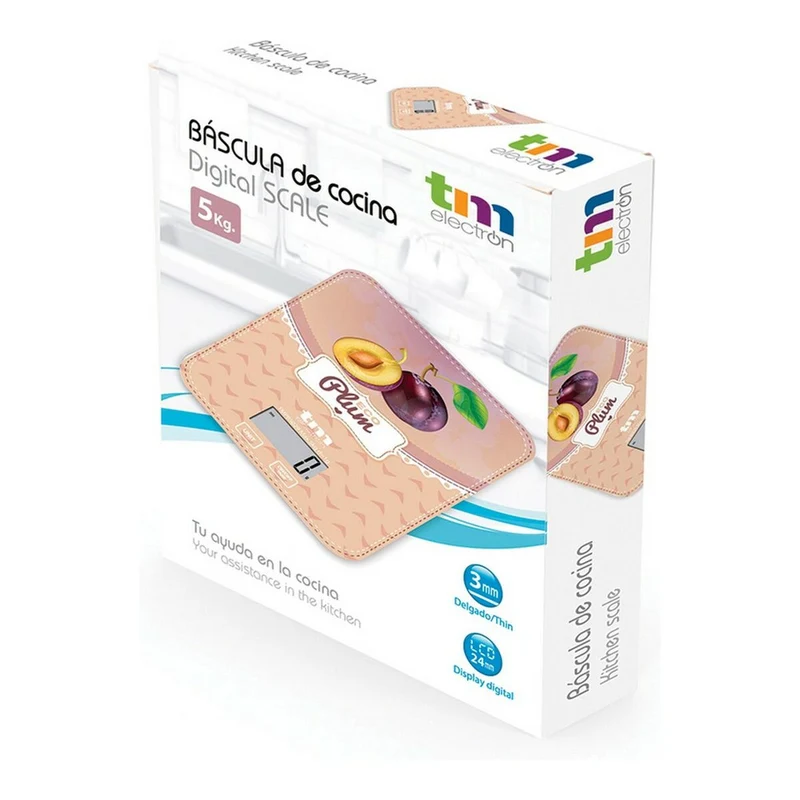 bilancia da cucina TM Electron Eco Prugna 5 kg