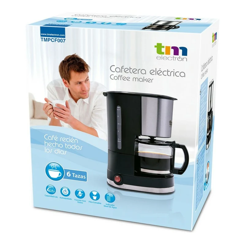 Macchina da Caffè Drip TM Electron 0,6 L 6 Tazze