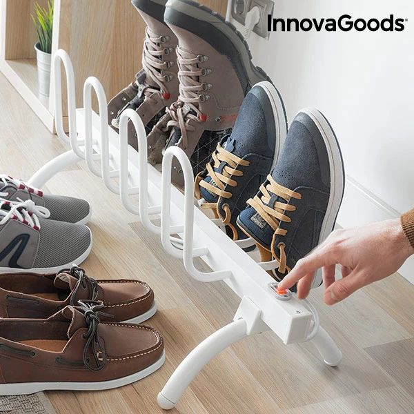 Stendino elettrico per scarpe InnovaGoods 80W bianco