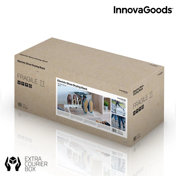Stendino elettrico per scarpe InnovaGoods 80W bianco
