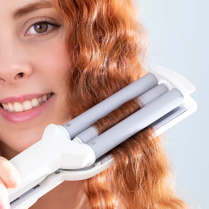 Ferro per Capelli in Ceramica per Creare Onde Wavio InnovaGoods 55 W