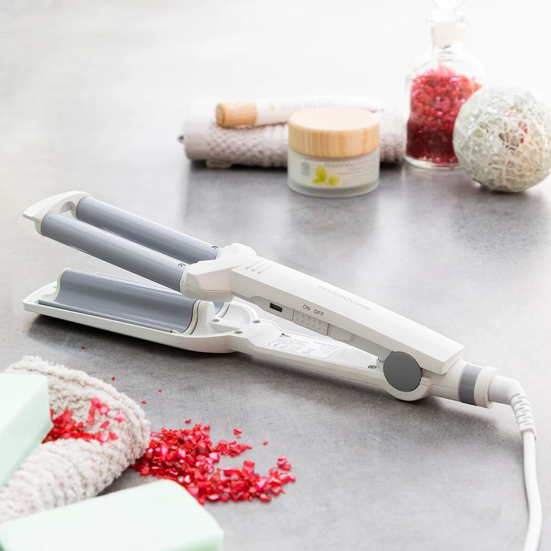 Ferro per Capelli in Ceramica per Creare Onde Wavio InnovaGoods 55 W