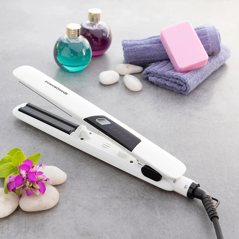 Ferro per Capelli in Ceramica con Vapore Stemio InnovaGoods 36 W