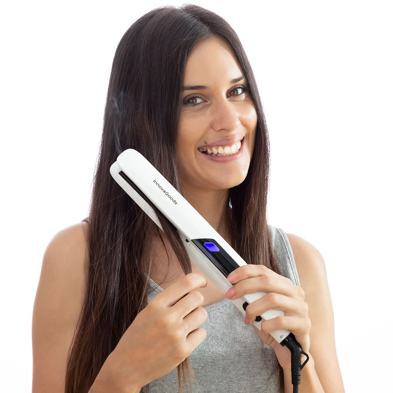 Ferro per Capelli in Ceramica con Vapore Stemio InnovaGoods 36 W