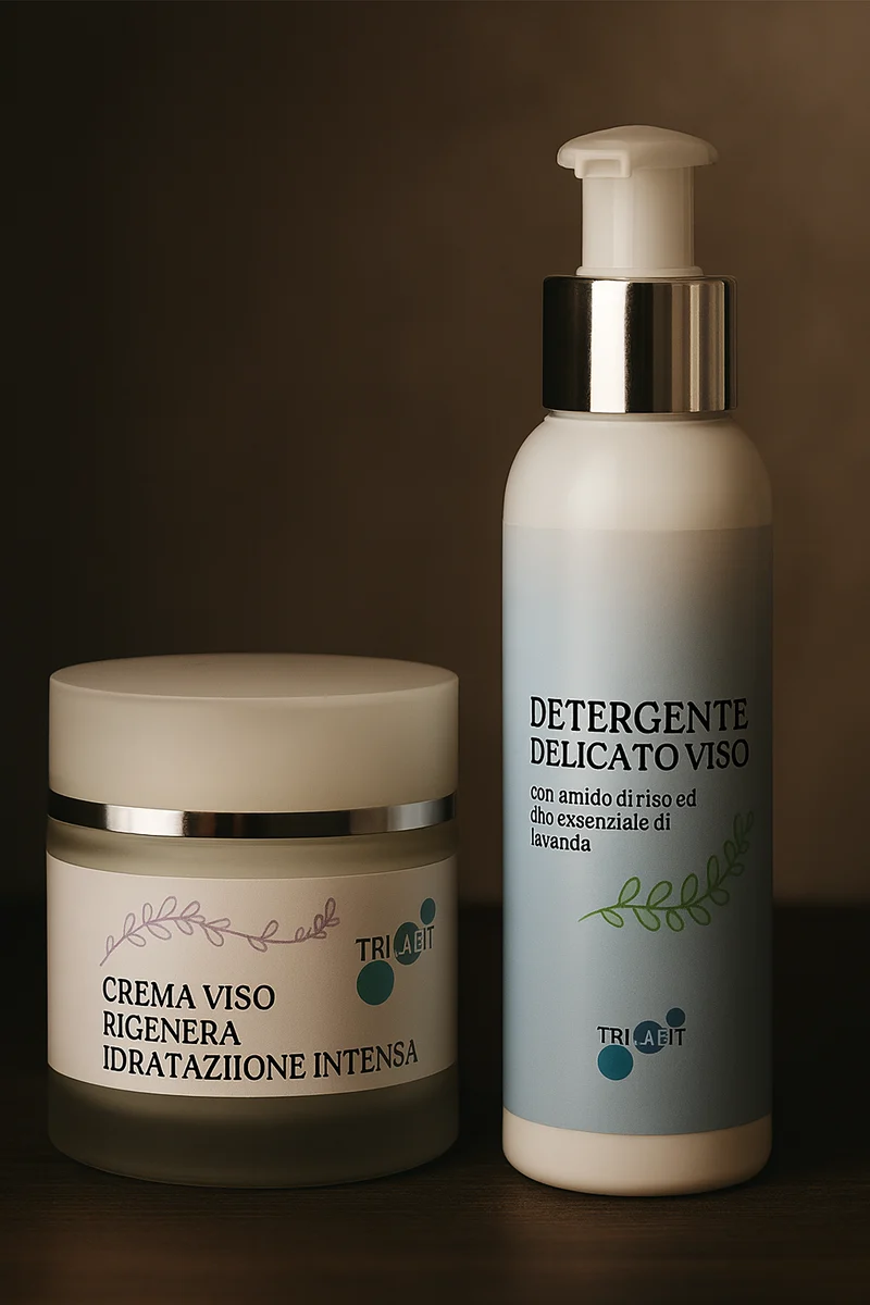 DETERGENTE DELICATO VISO + CREMA VISO RIGENERA