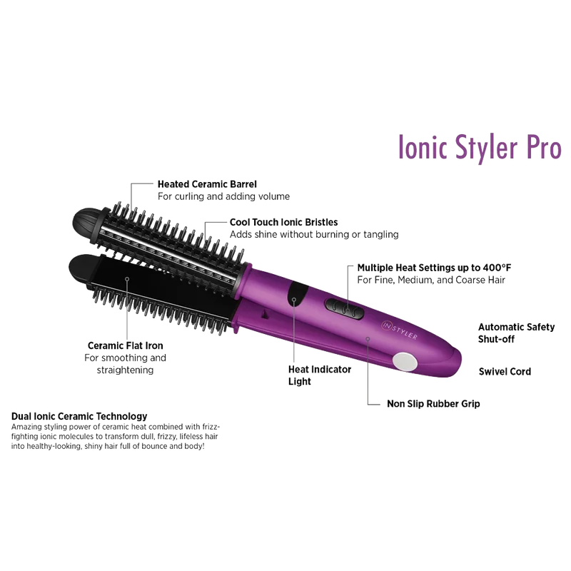 InStyler Ionic Styler Pro Ceramic Flat Iron