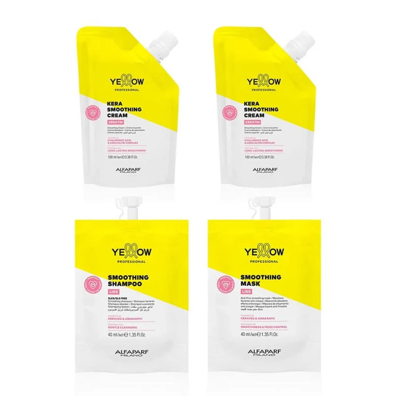 ALFAPARF YELLOW KERATIN SMOOTHIN TREATMENT KIT