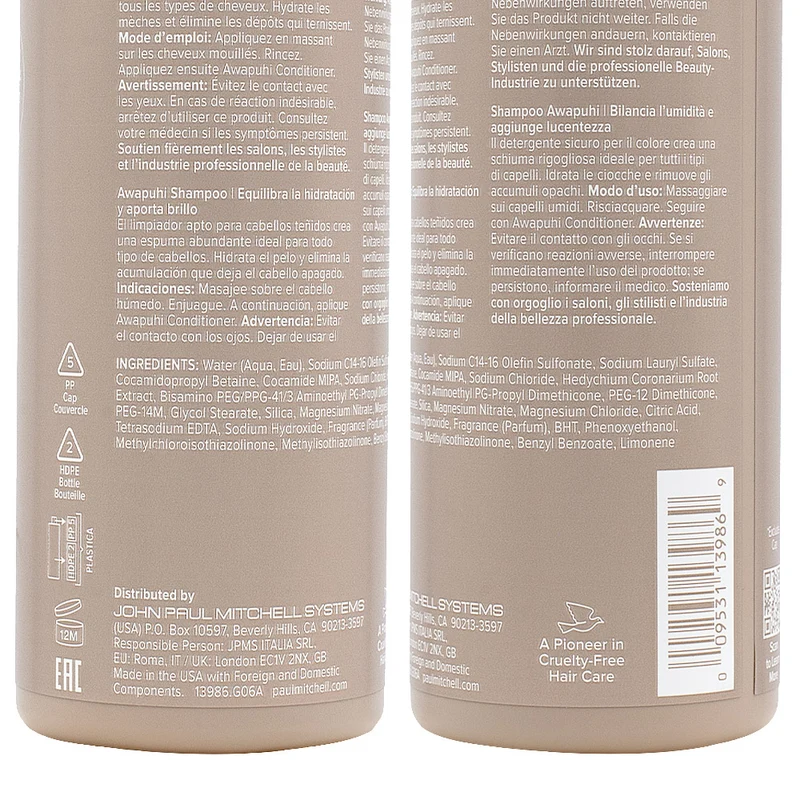 Paul Mitchell Awapuhi Shampoo 500ml - shampoo idratante