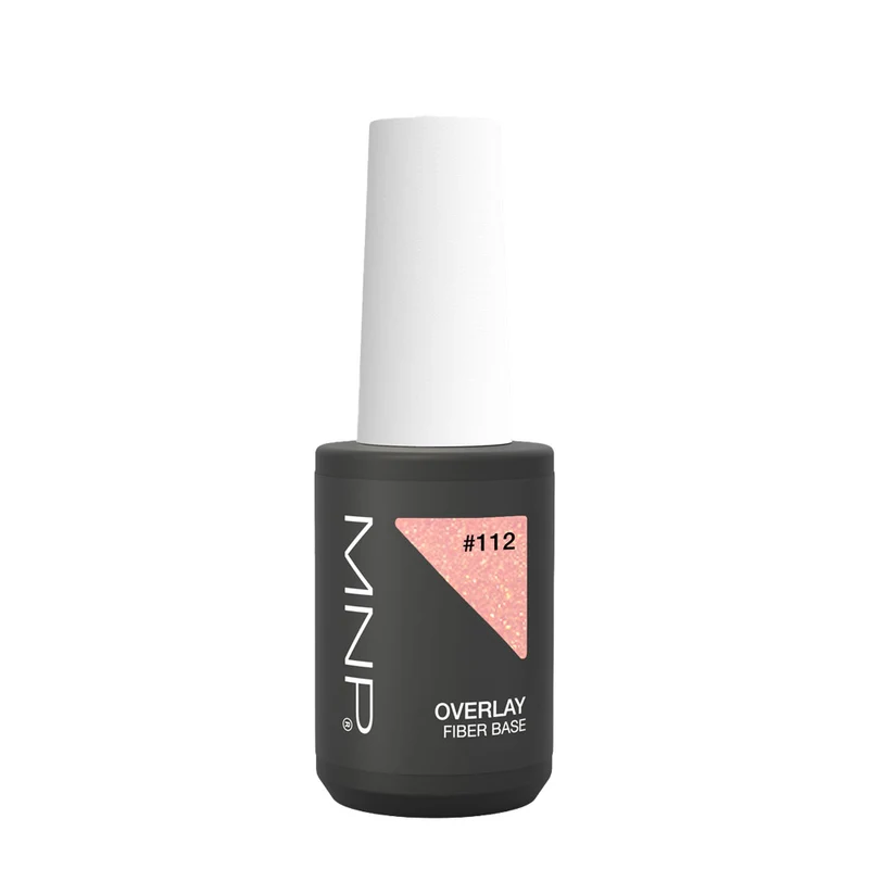 My Nail Pro MNP Overlay Fiber Base 112 Nude Diamond 14ml - base con fibre di vetro
