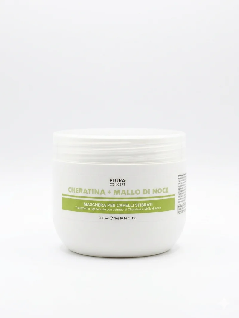 maschera per Capelli Sfibrati – Cheratina e mallo di noce Plura concept 300ml