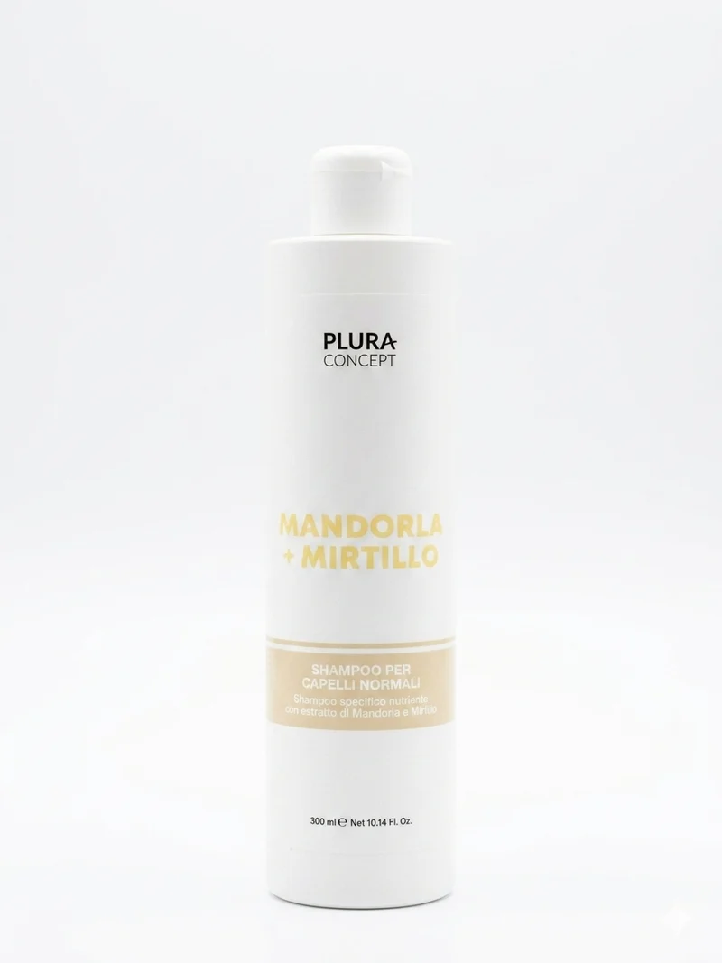 Shampoo per Capelli Normali – Mandorla e Mirtillo Plura concept 300ml