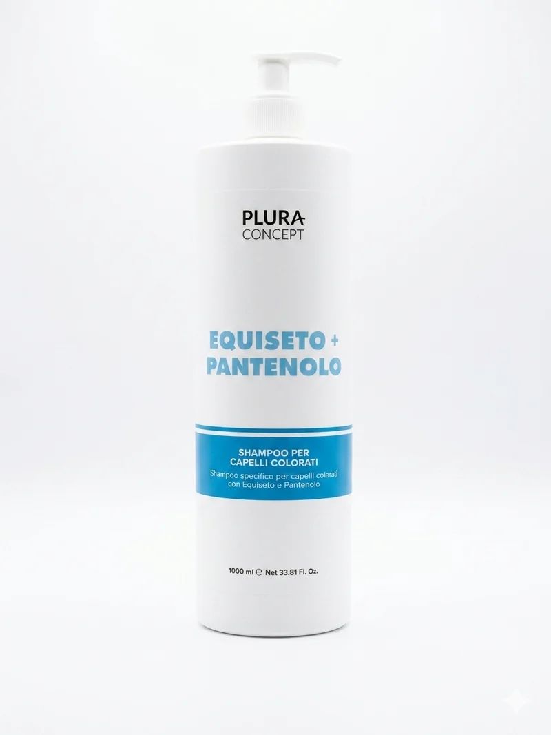 Shampoo per Capelli colorati – Equiseto e pantenolo Plura concept 1000ml
