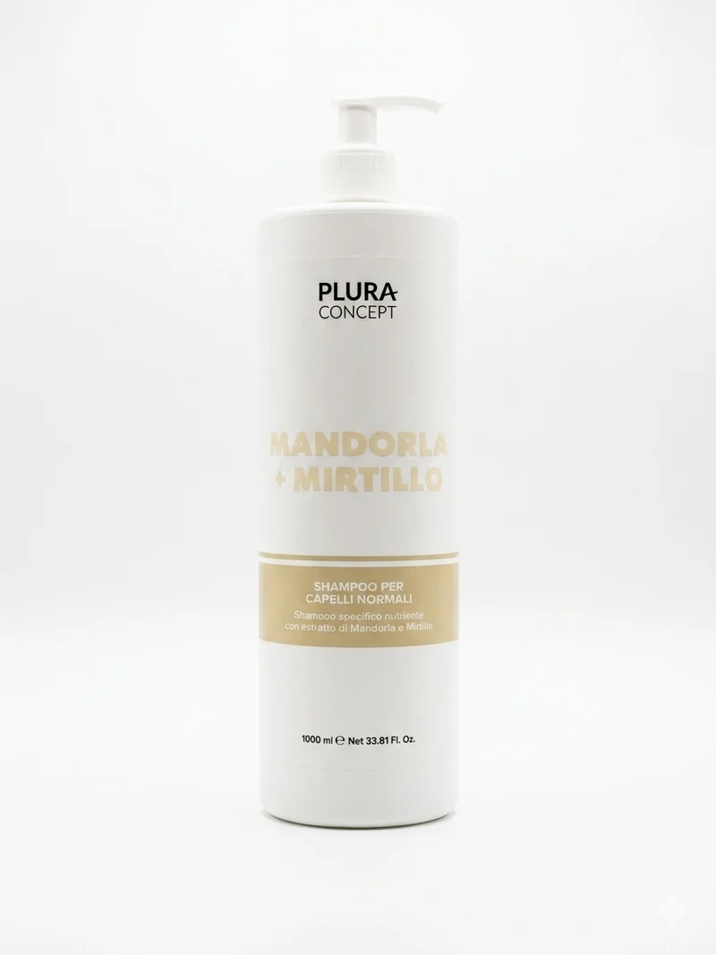 Shampoo per Capelli Normali – Mandorla e Mirtillo Plura concept 1000ml
