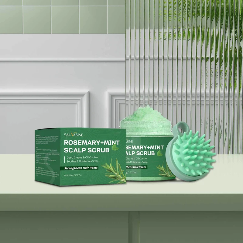 Peppermint & Sage Scalp Exfoliating Wash