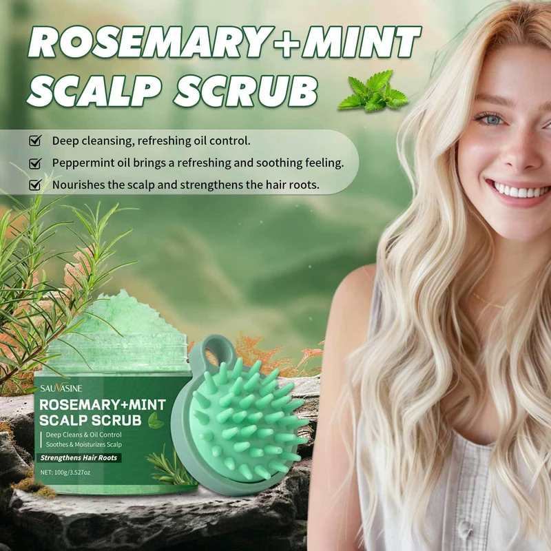 Peppermint & Sage Scalp Exfoliating Wash