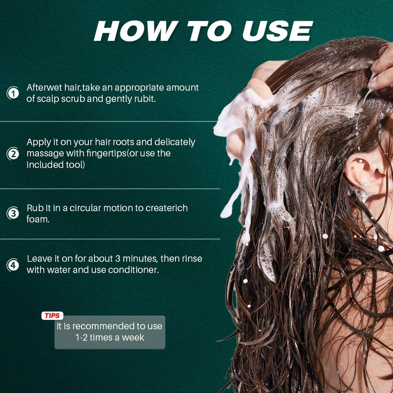 Peppermint & Sage Scalp Exfoliating Wash