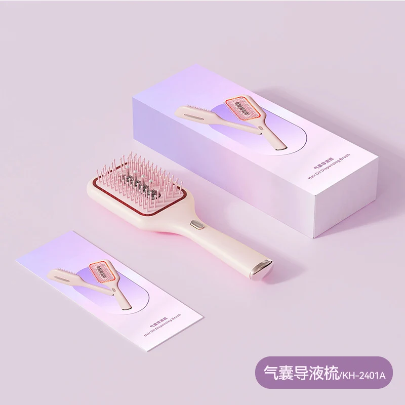 Electric massage vibrating scalp massage portable air cushion airbag comb