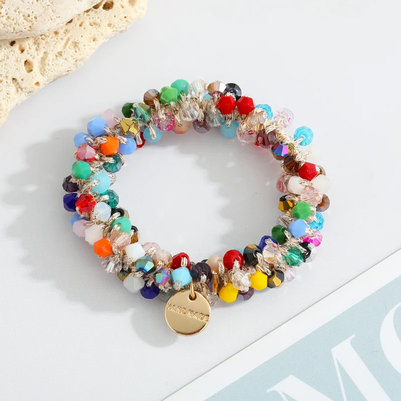 Gemstone Beaded Hair Ties & Headbands