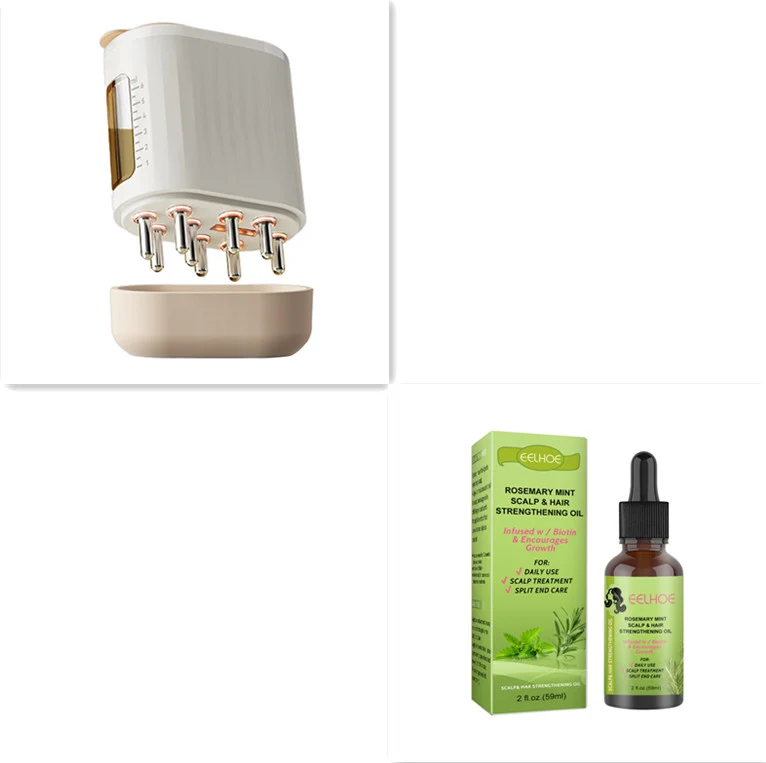 Electric Scalp Massager & Serum Applicator Brush