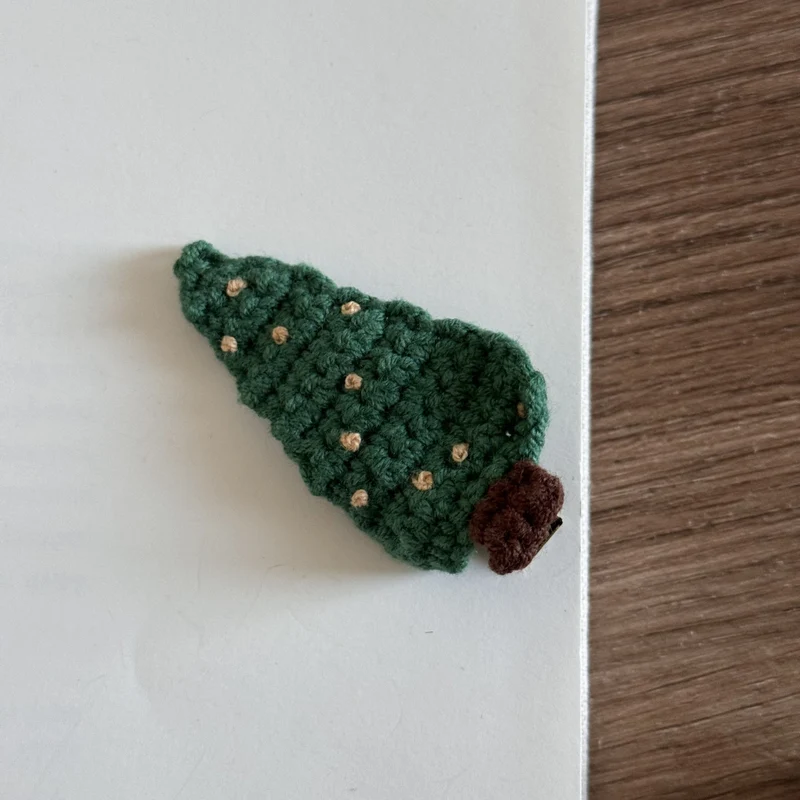 Christmas Knitted Hair Clips for Children